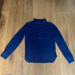 ❤️J Crew Utility Knit Cotton, Long sleeve, blue, SUPER SOFT, xs